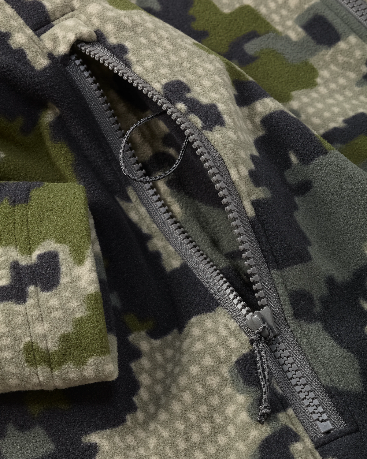 Border Fleece Full Zip | Verde