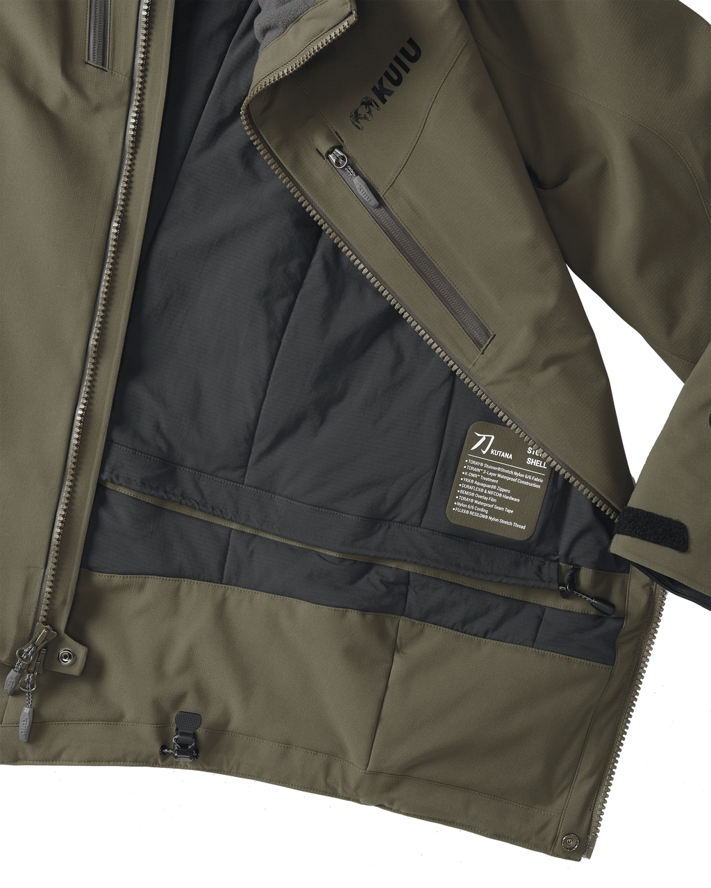 KUIU Kutana Gale Force Hooded Jacket | Ash