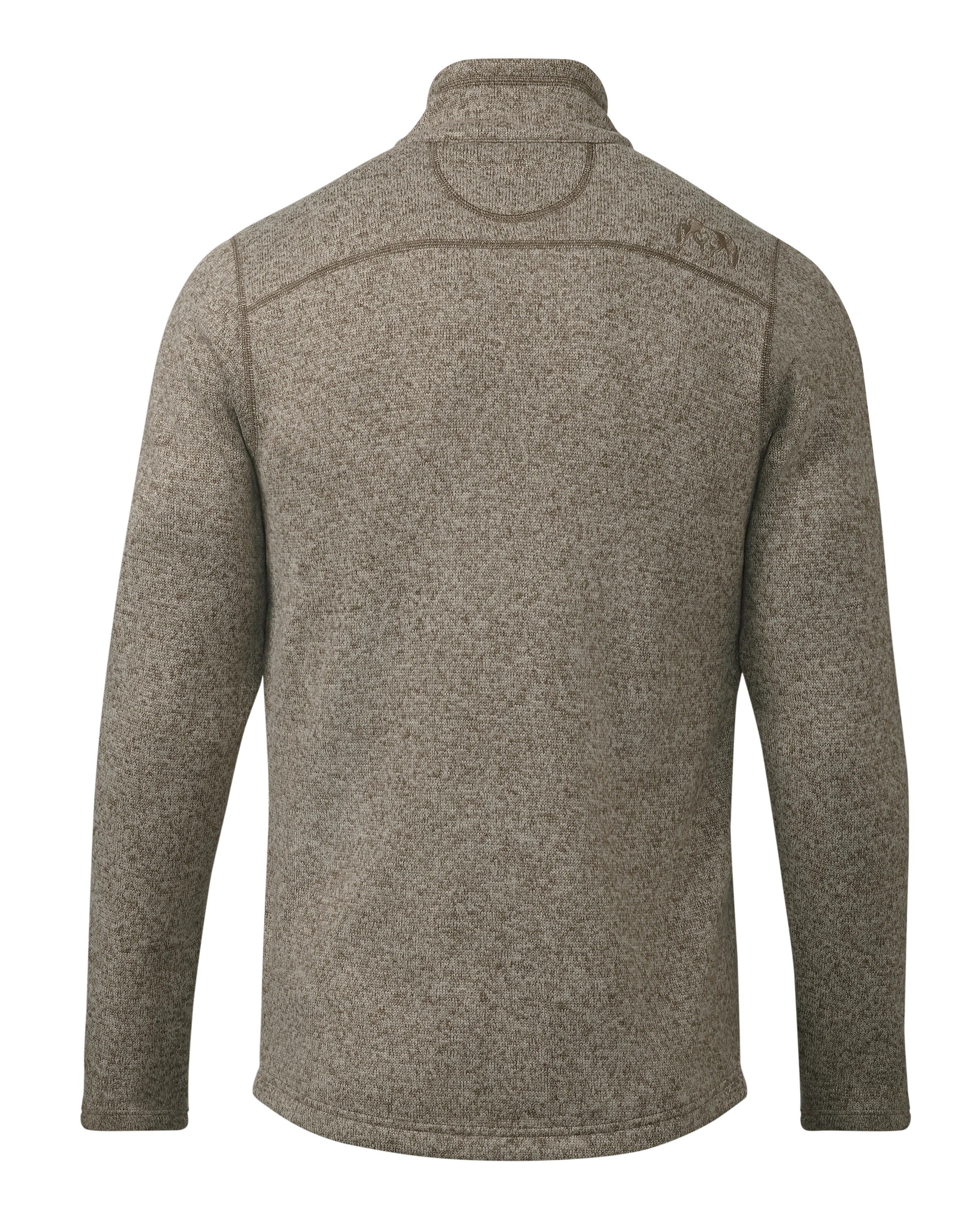Base Camp Full Zip Sweater | Khaki Heather