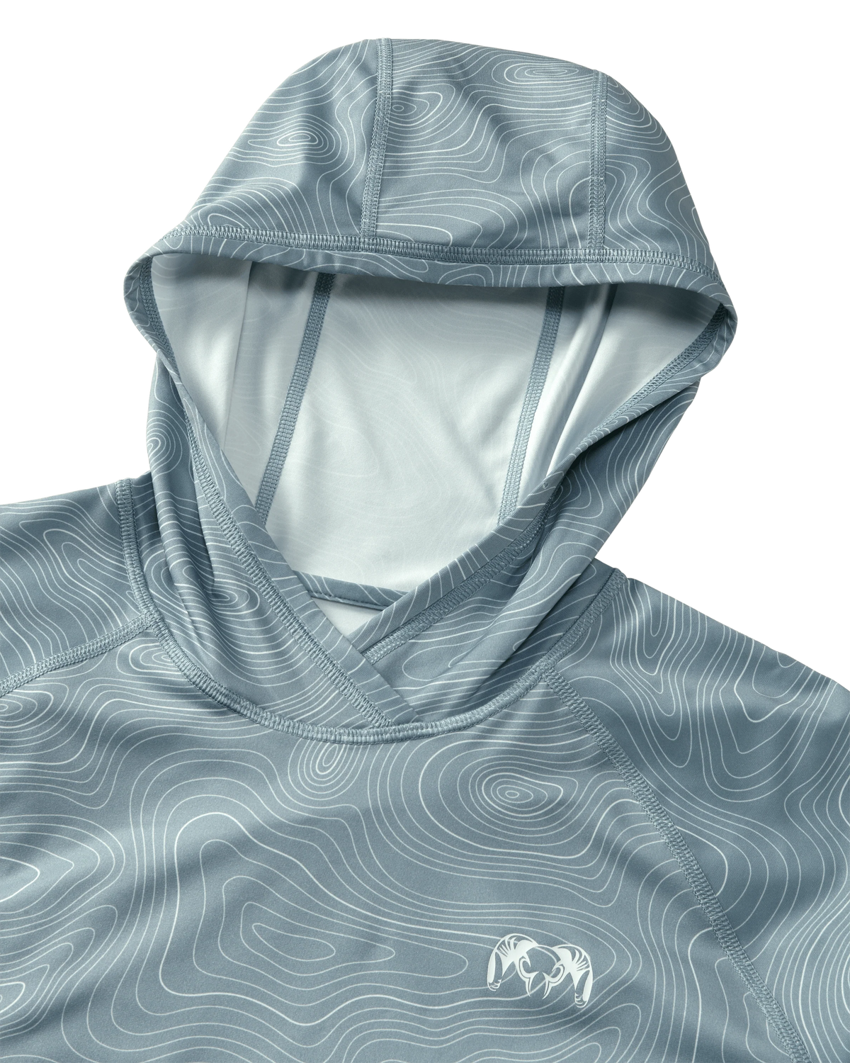 Gila LS Hoodie Topo | Skyline Topo Print
