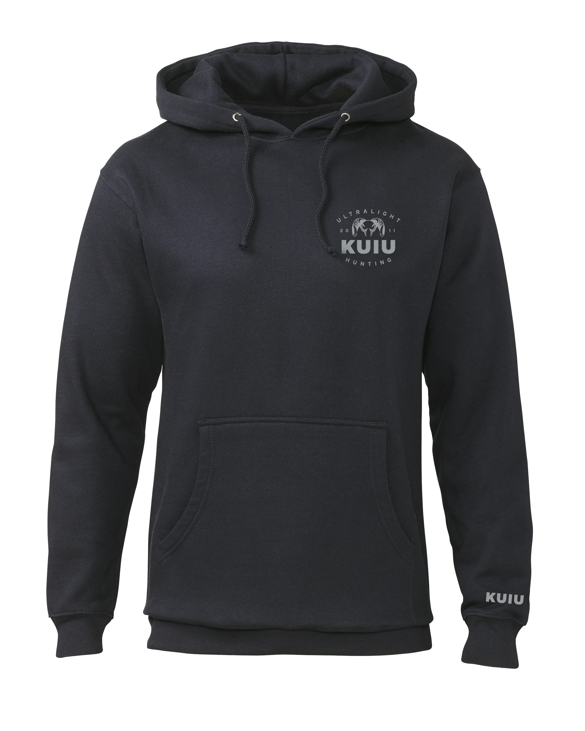 KUIU Ultralight Chest Logo Hoodie | Navy