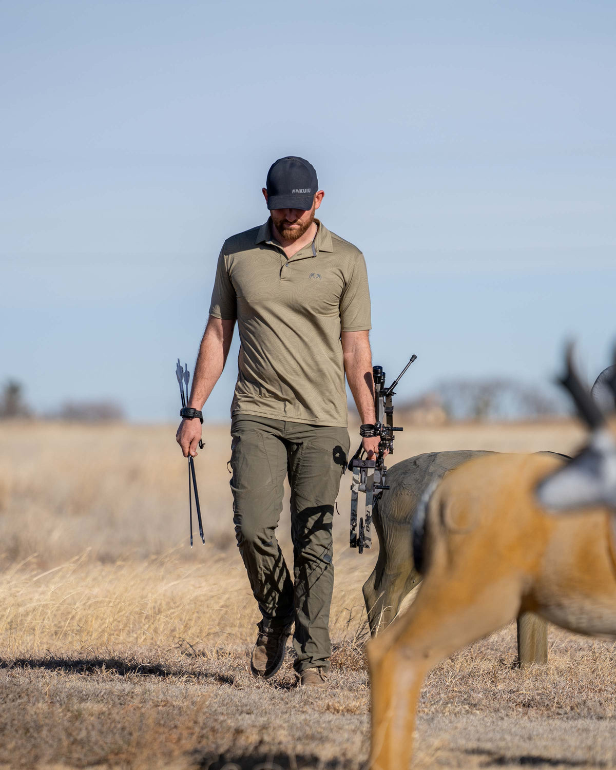 KUIU Performance Polo Topo | Slate Topo