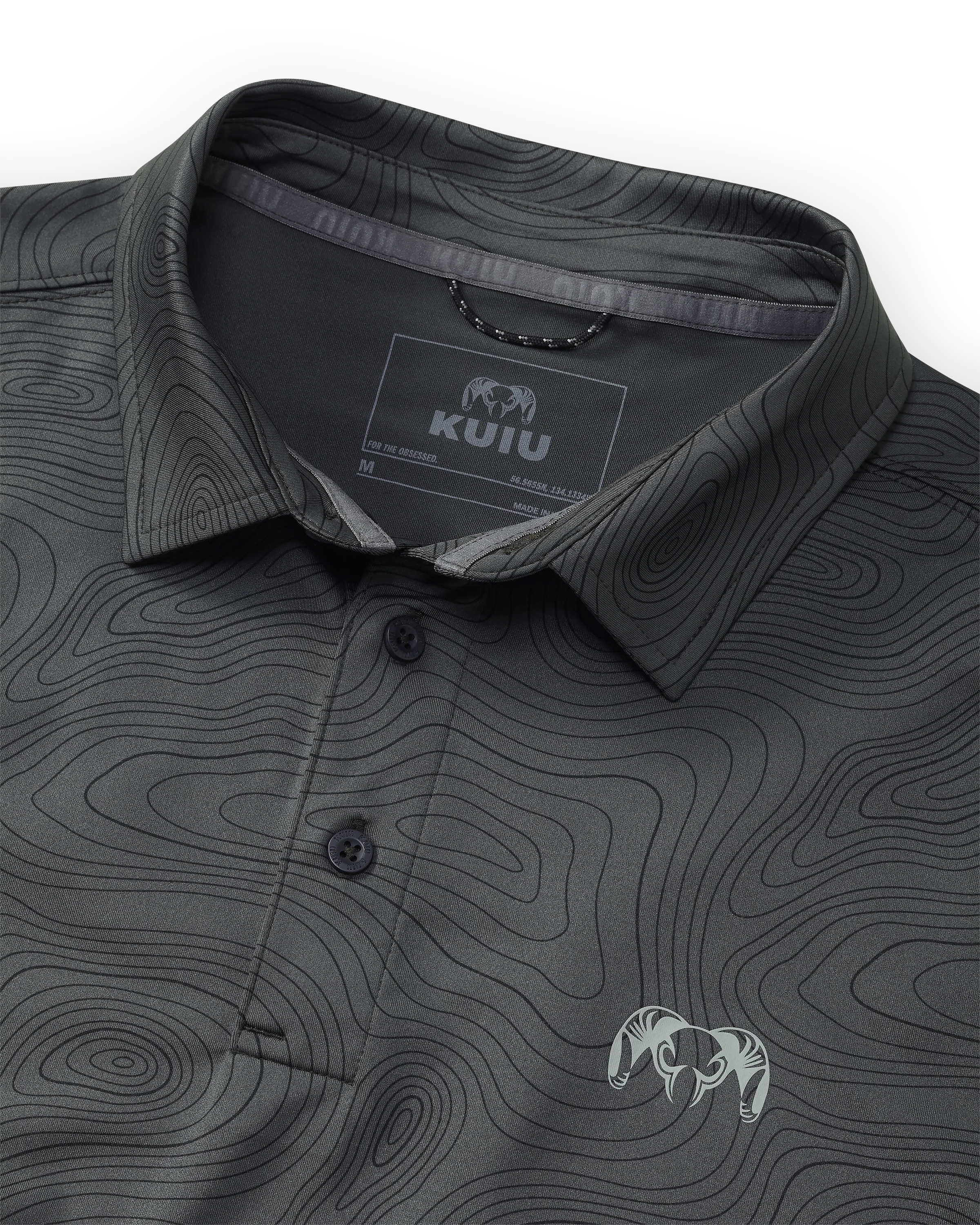 KUIU Performance Polo Topo | Gunmetal Topo
