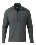 PRO Merino 200 Zip-T | Gunmetal