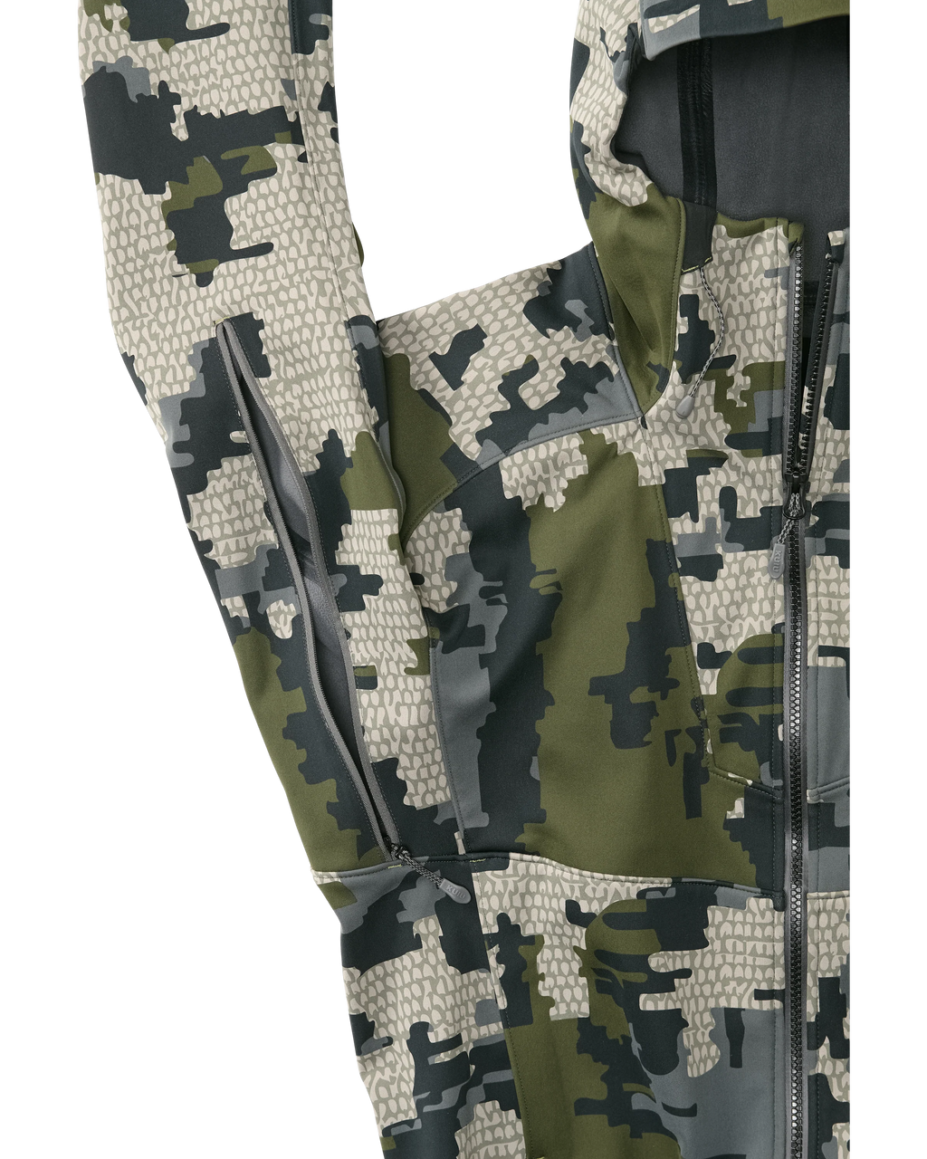 Axis Hybrid Hooded Jacket | Verde
