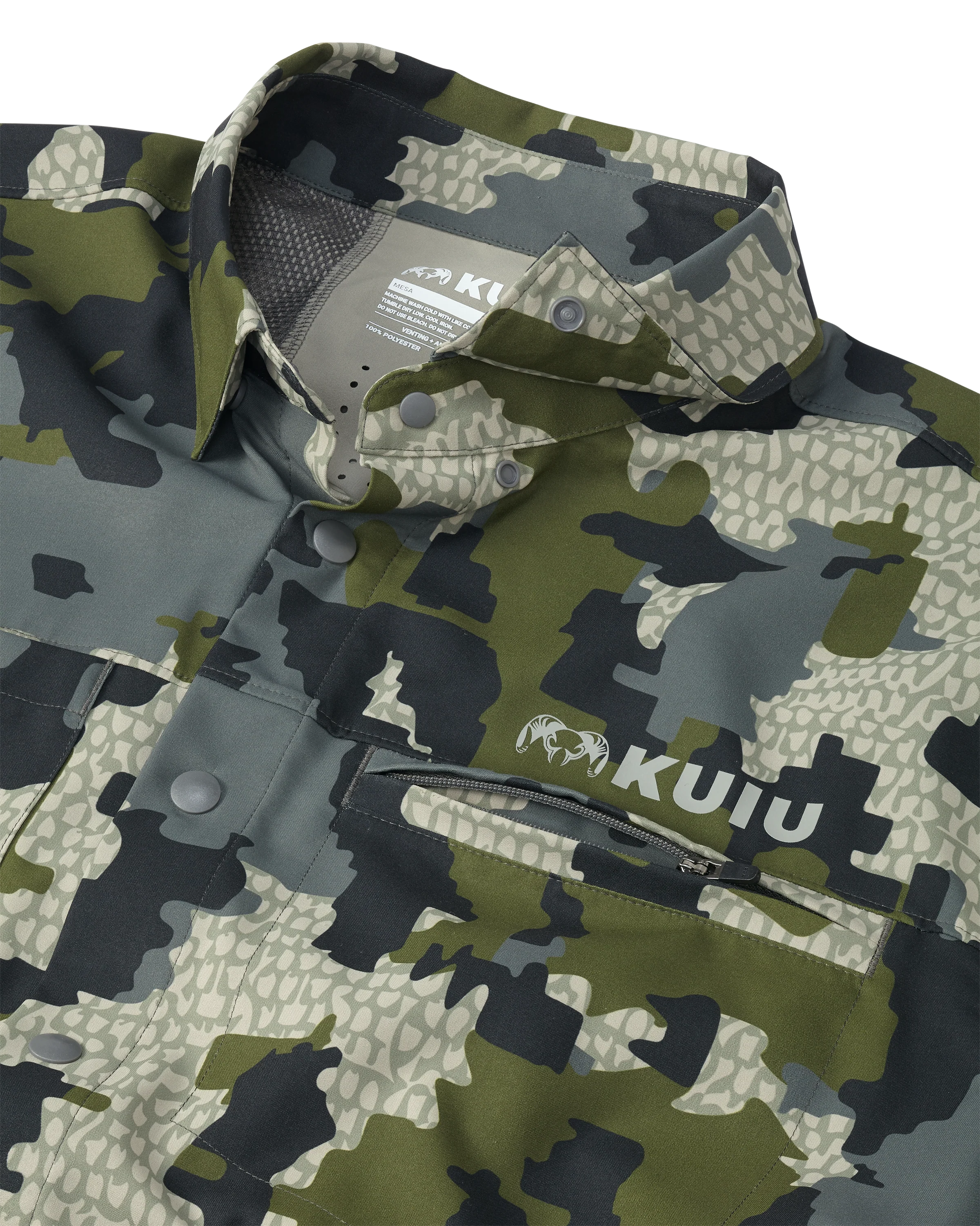 Mesa Vented LS Snap Shirt | Verde