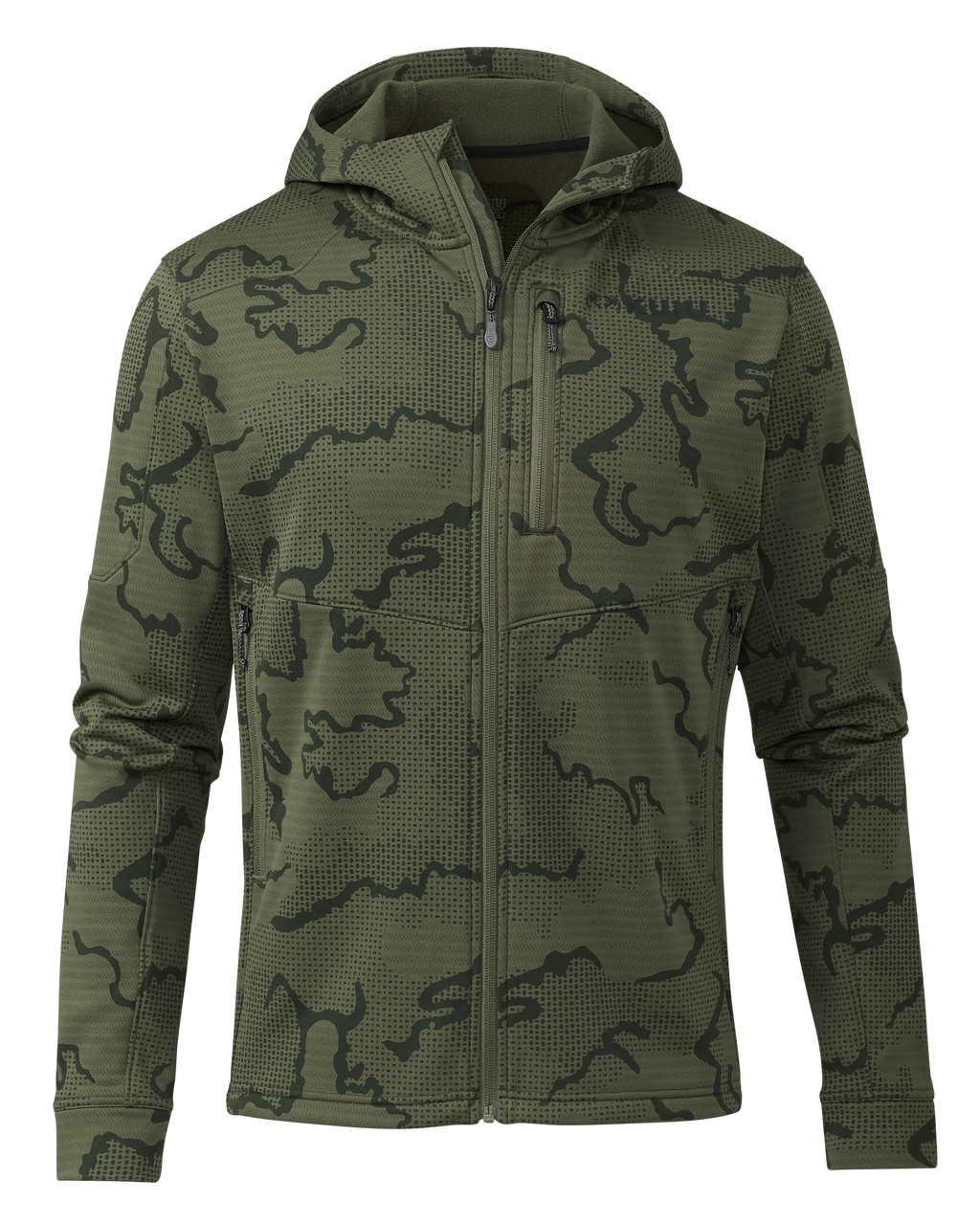 Ridgepoint Fleece Hoodie | Olive Tonal