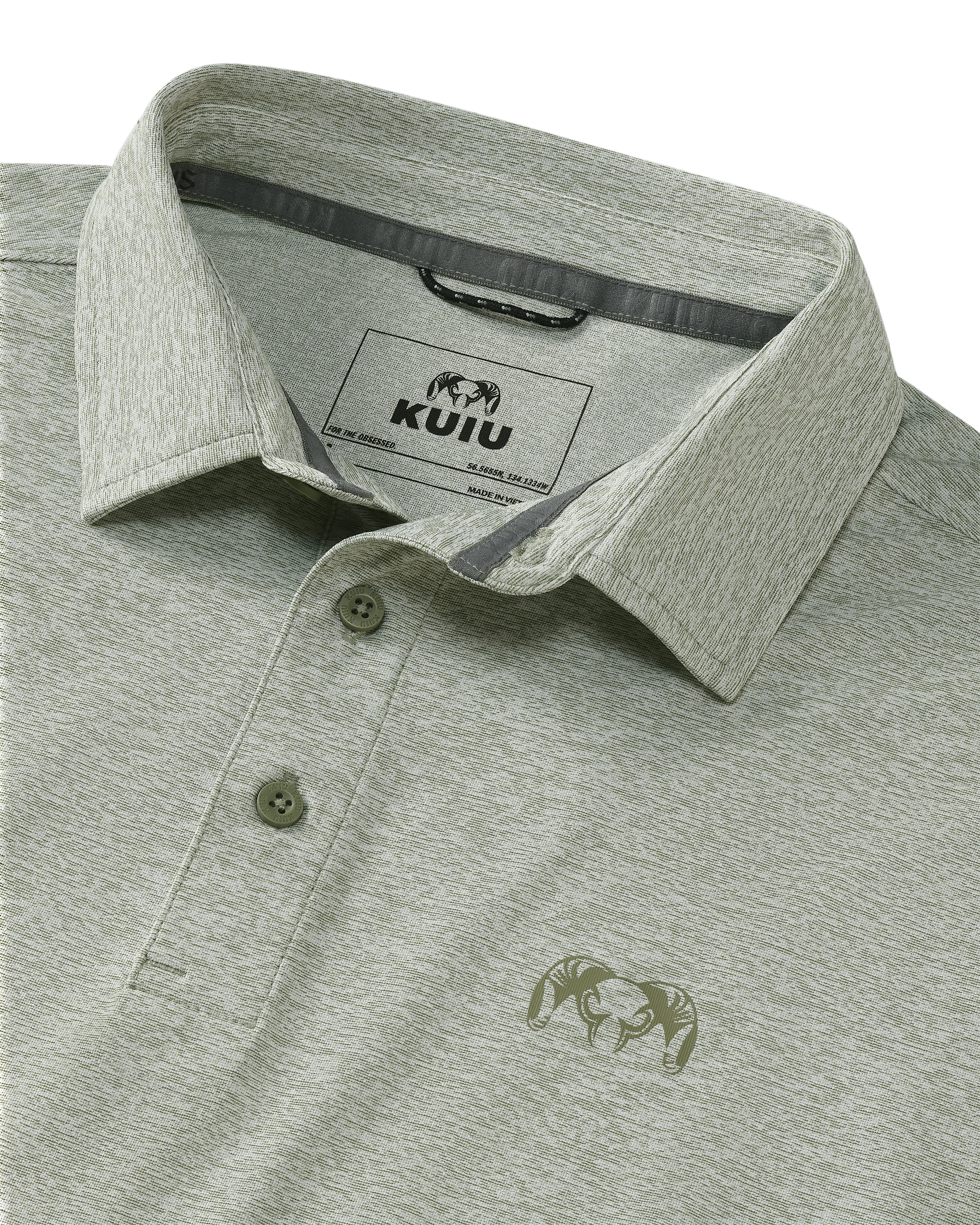 KUIU Performance Polo | Heather Buckbrush