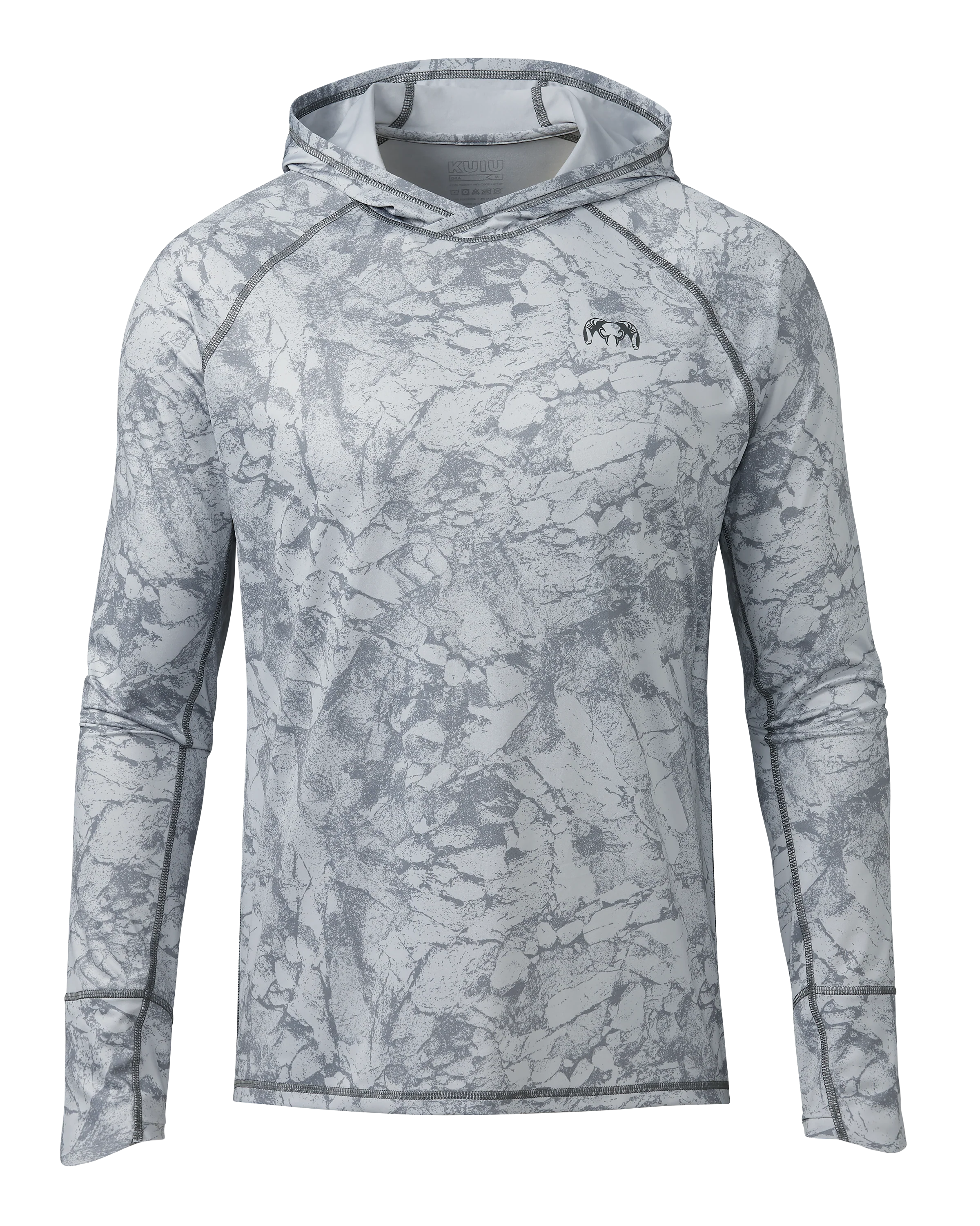 Gila LS Hoodie Gritstone | Lunar Gritstone
