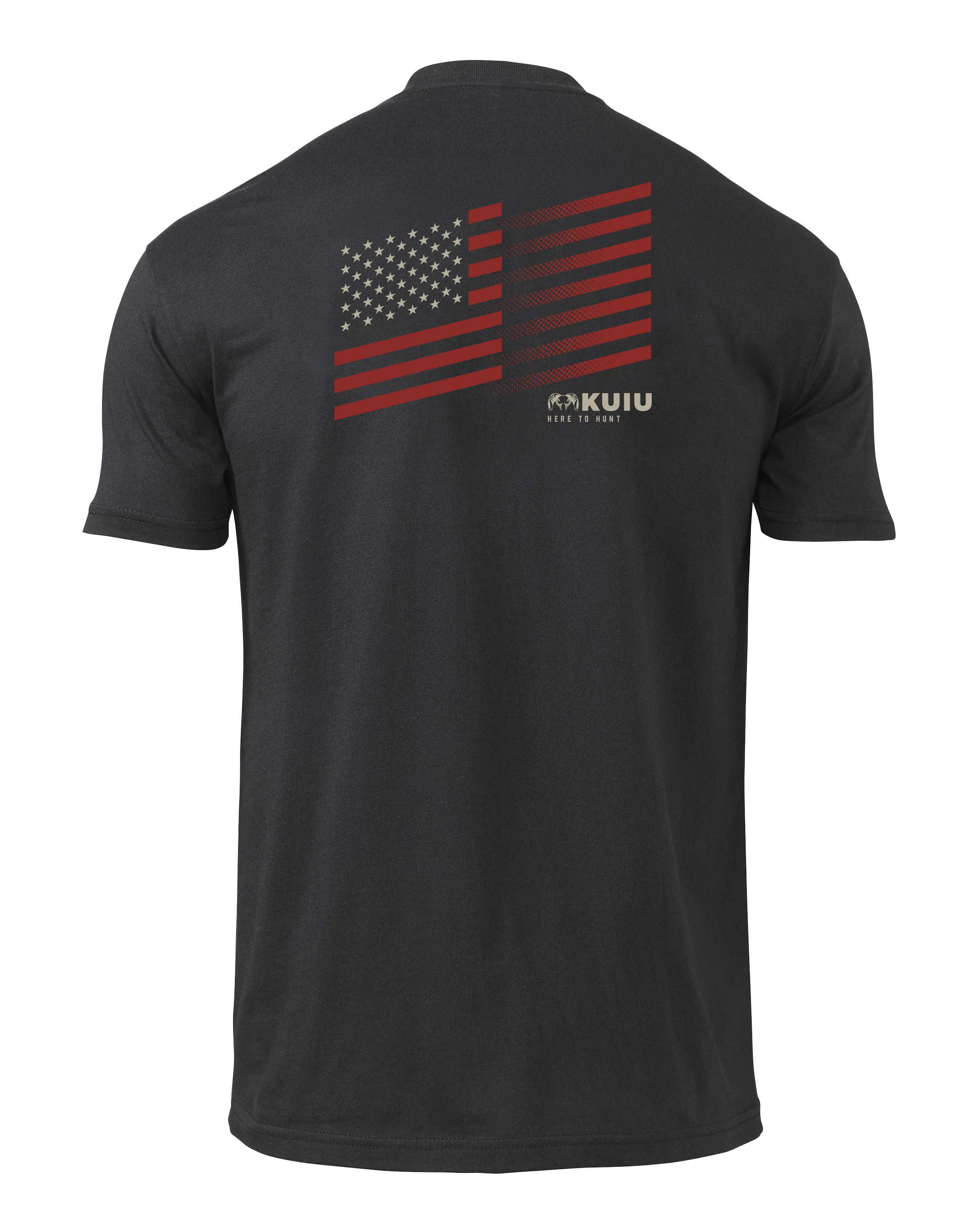 KUIU Retro Flag Fade T-Shirt | Black