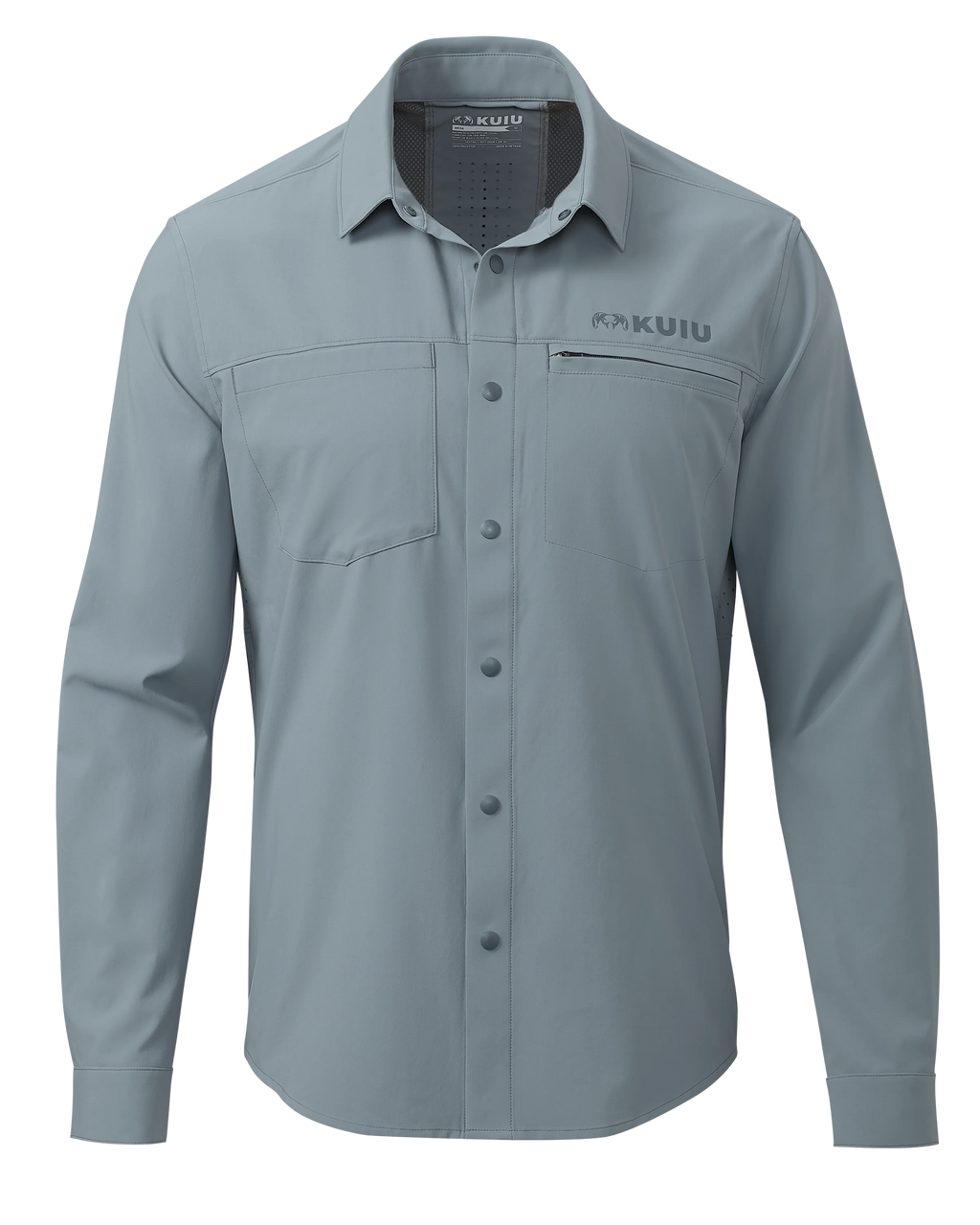 Mesa Vented LS Snap Shirt | Slate
