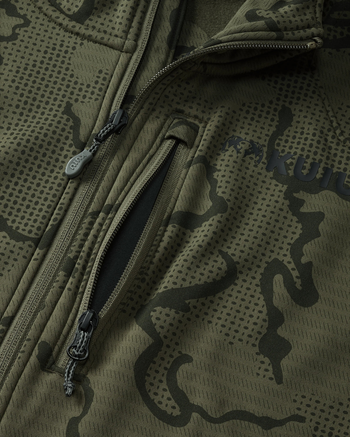 Ridgepoint Fleece Hoodie | Olive Tonal
