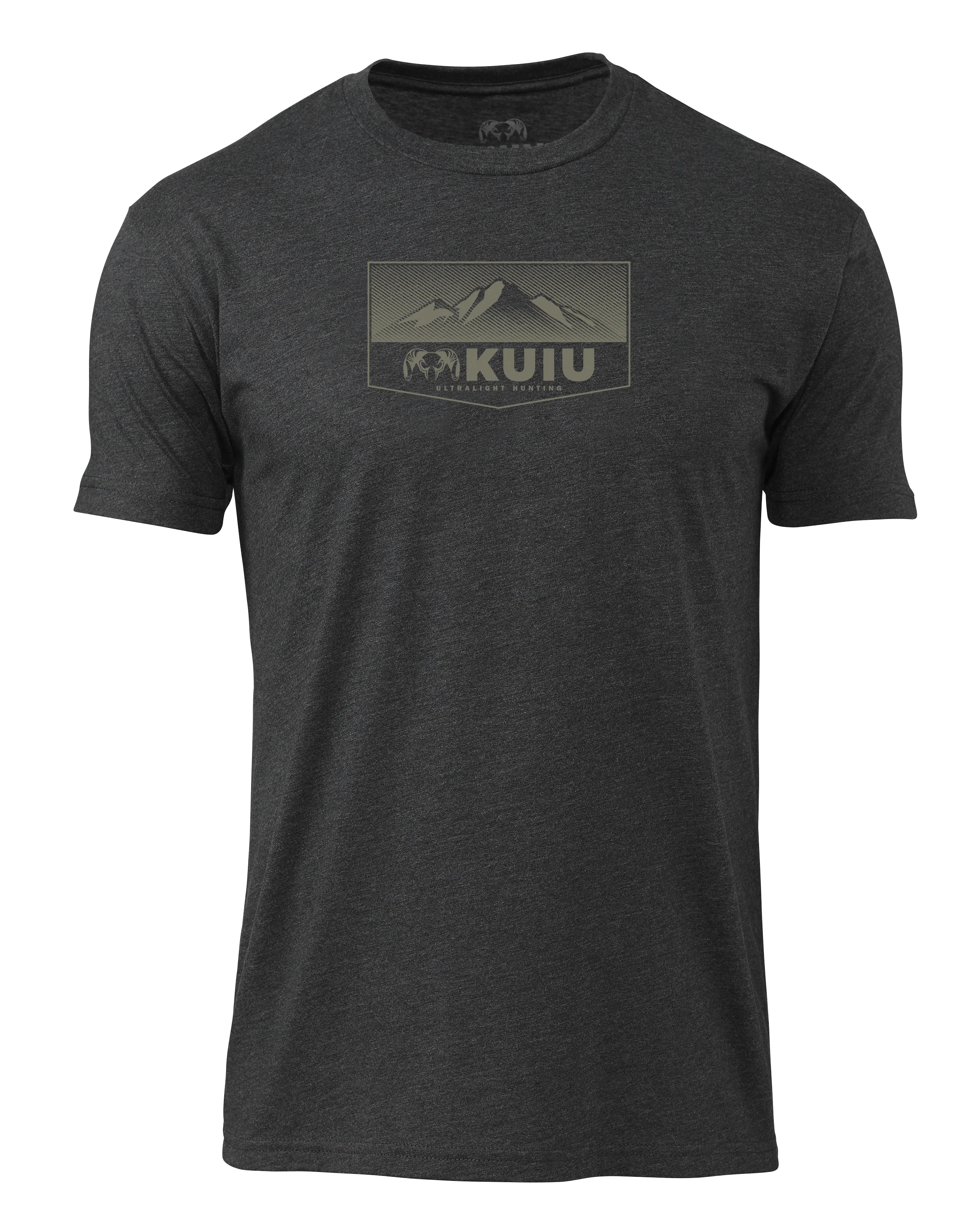 KUIU Ultralight Mountain Logo T-Shirt | Charcoal