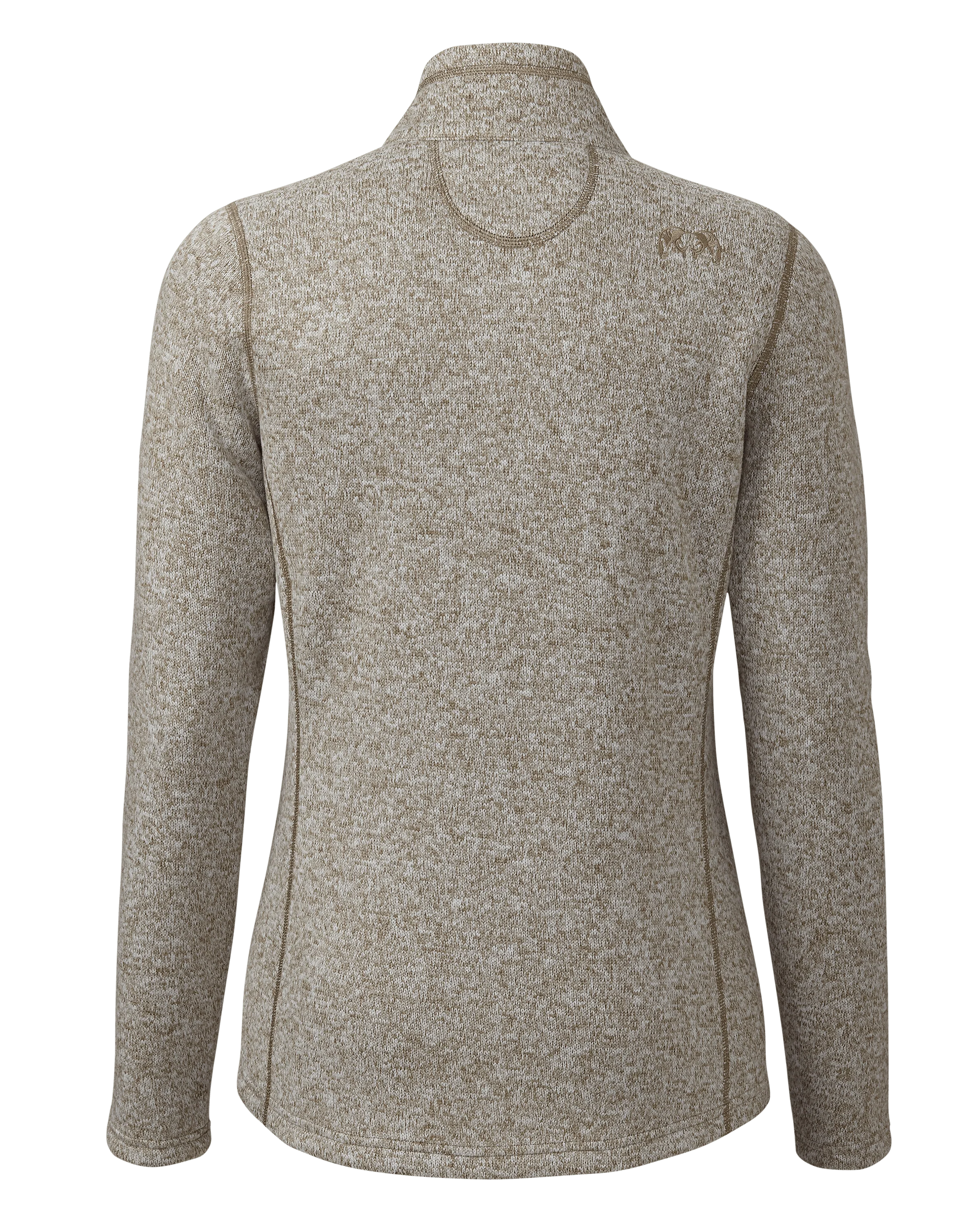 Women's Base Camp Full Zip Sweater | Khaki White Heather