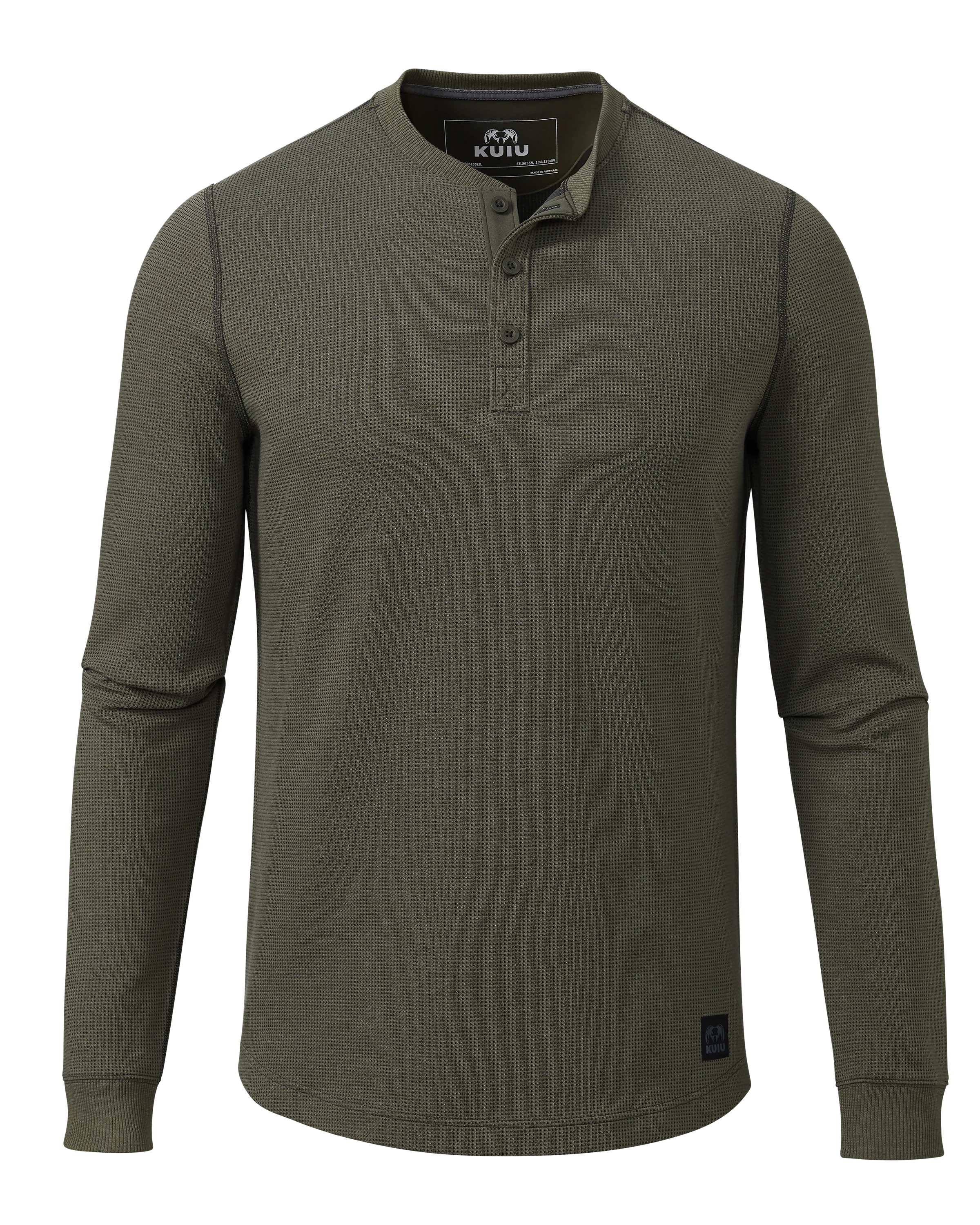 Canyon Waffle Henley | Ash Heather