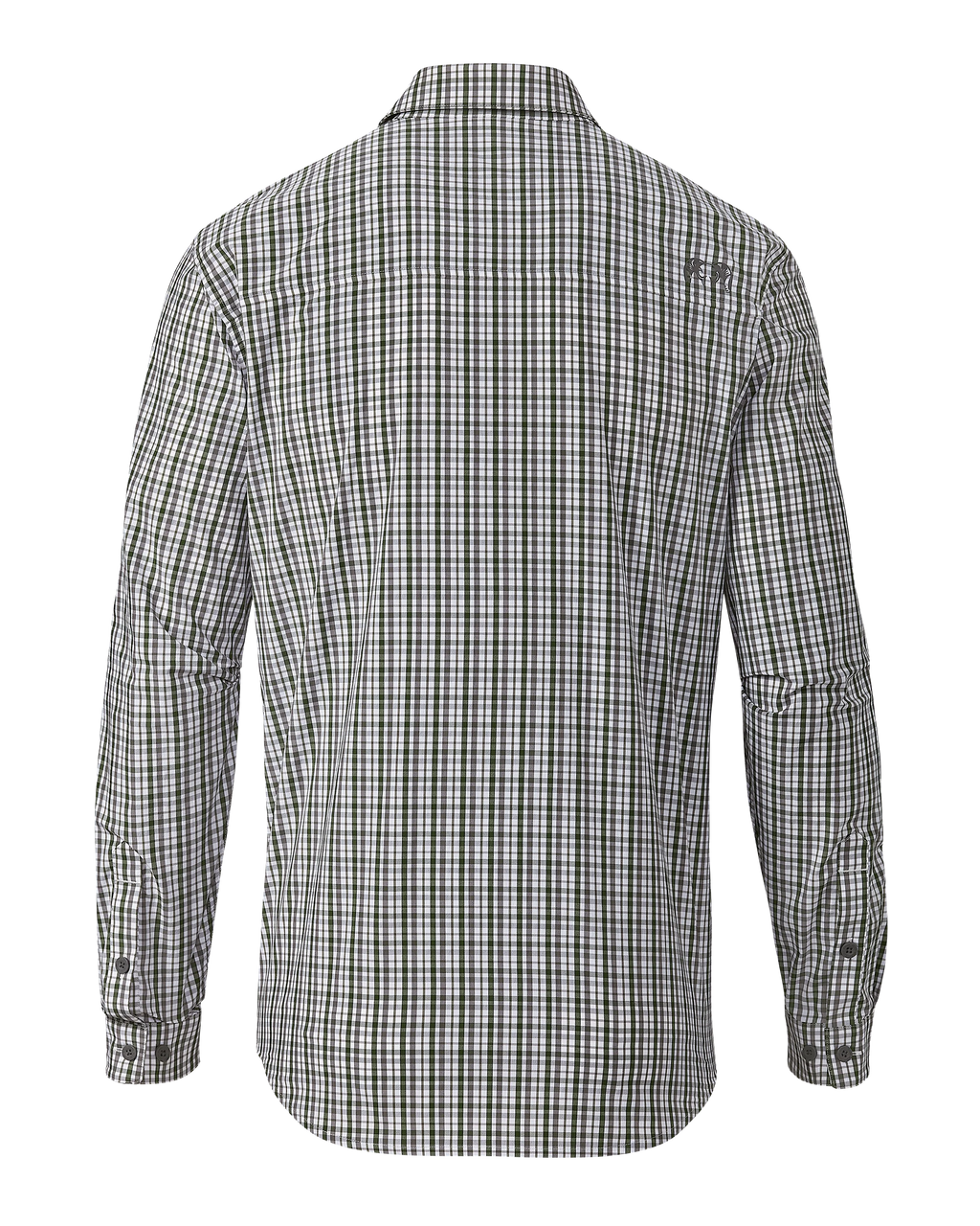 Borrego LS Shirt | Mini Cross Check Verde Plaid