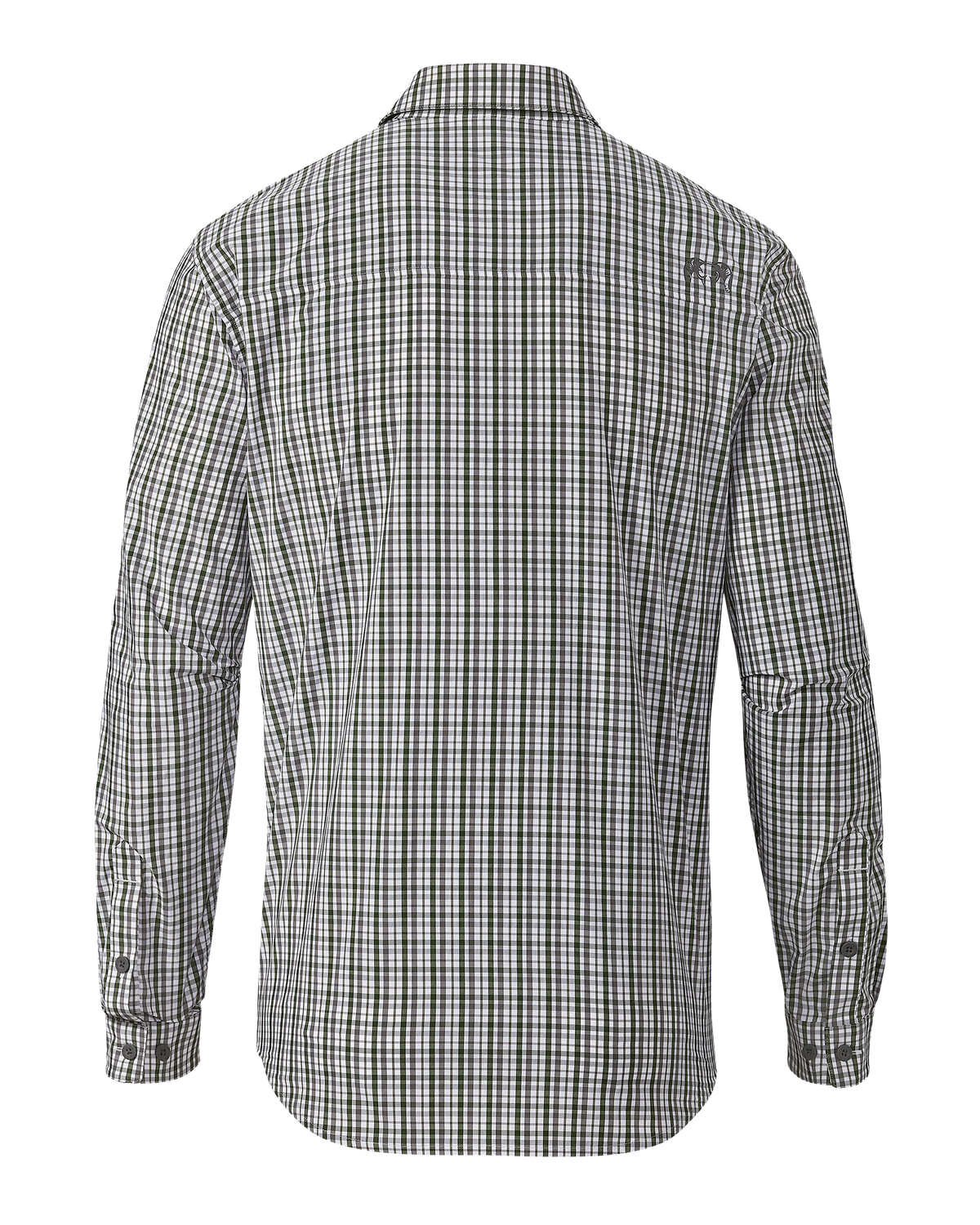Borrego LS Shirt | Mini Cross Check Verde Plaid