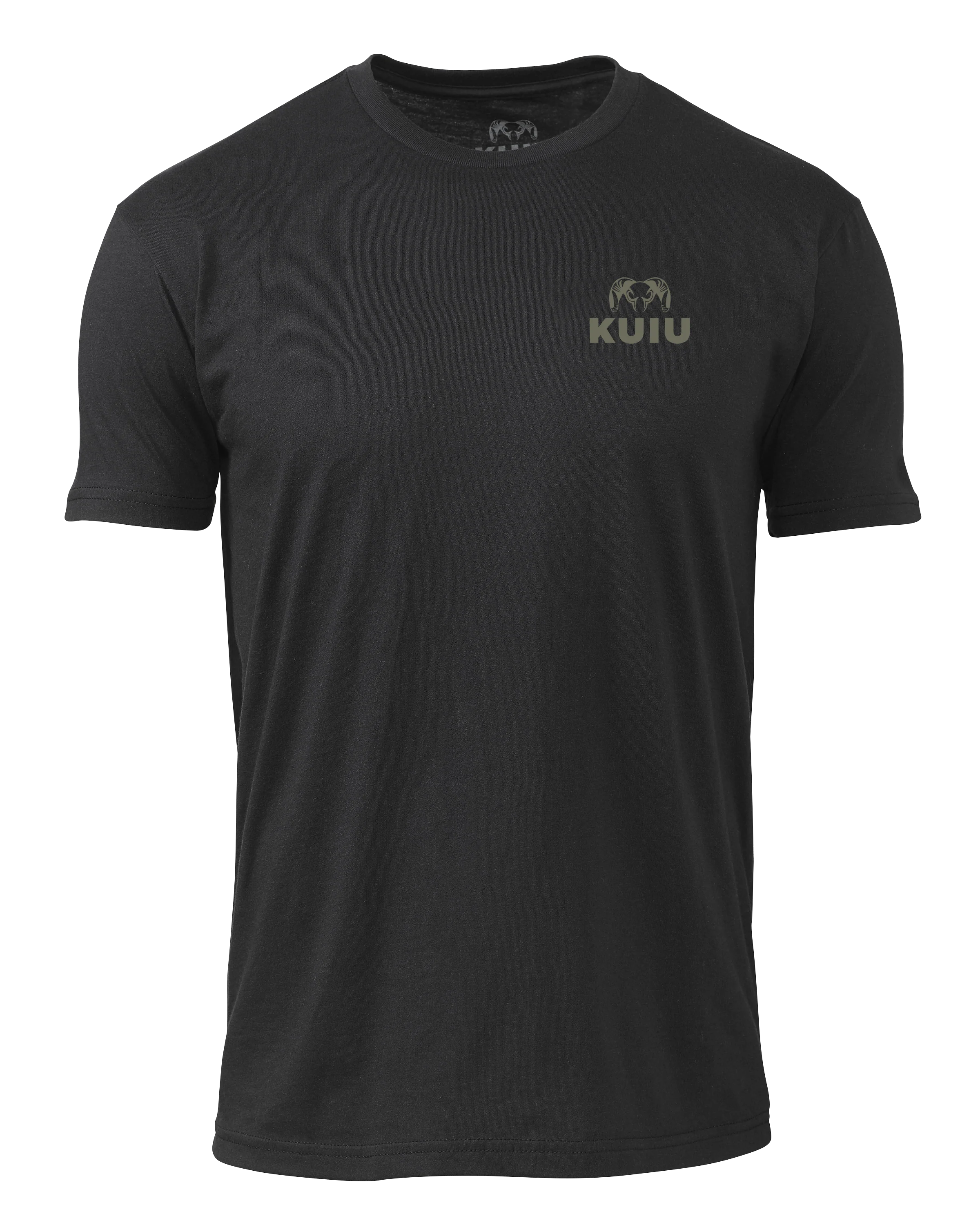 KUIU Solid Flag Fade T-Shirt | Black