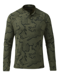 Ridgepoint Fleece Henley | Olive Tonal