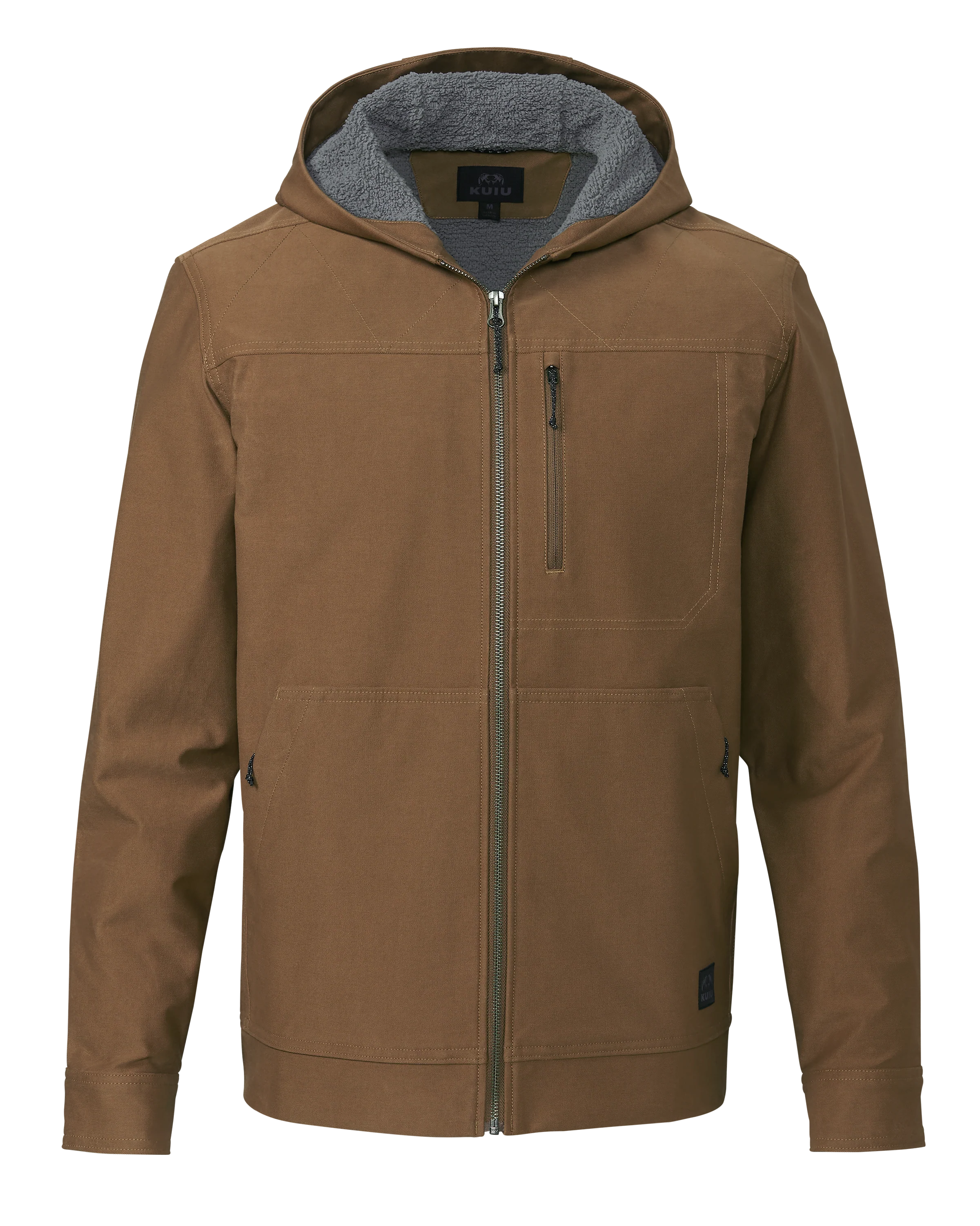 Brawley Hooded Fleece Jacket | Saddle