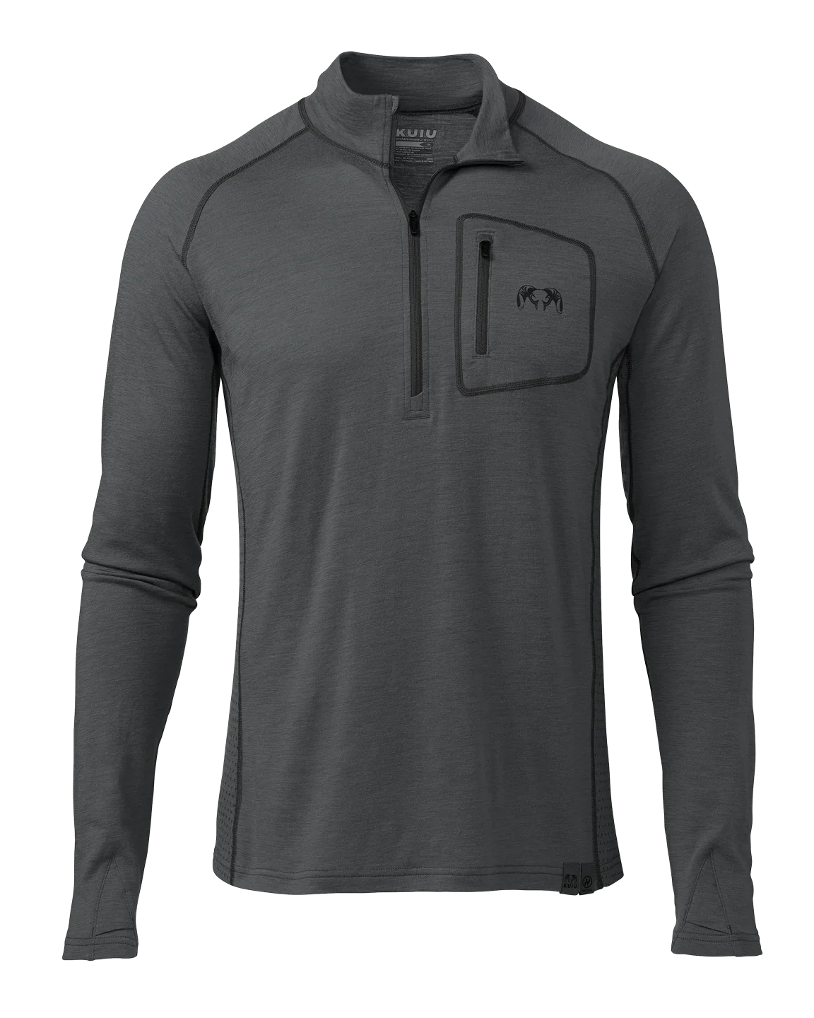 ULTRA Merino 145 Zip-T Hunting Shirt | Gunmetal