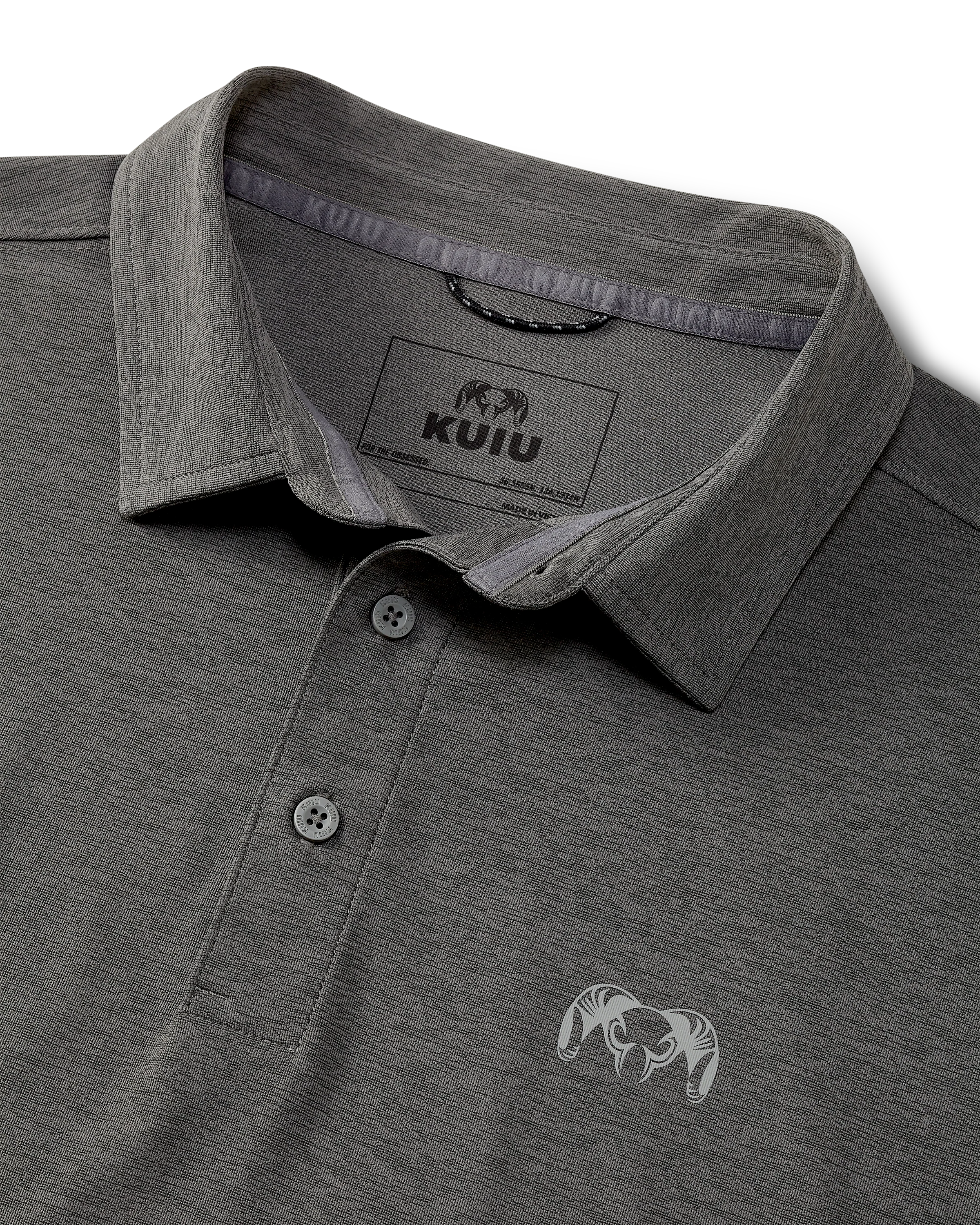 KUIU Performance Polo | Heather Stone