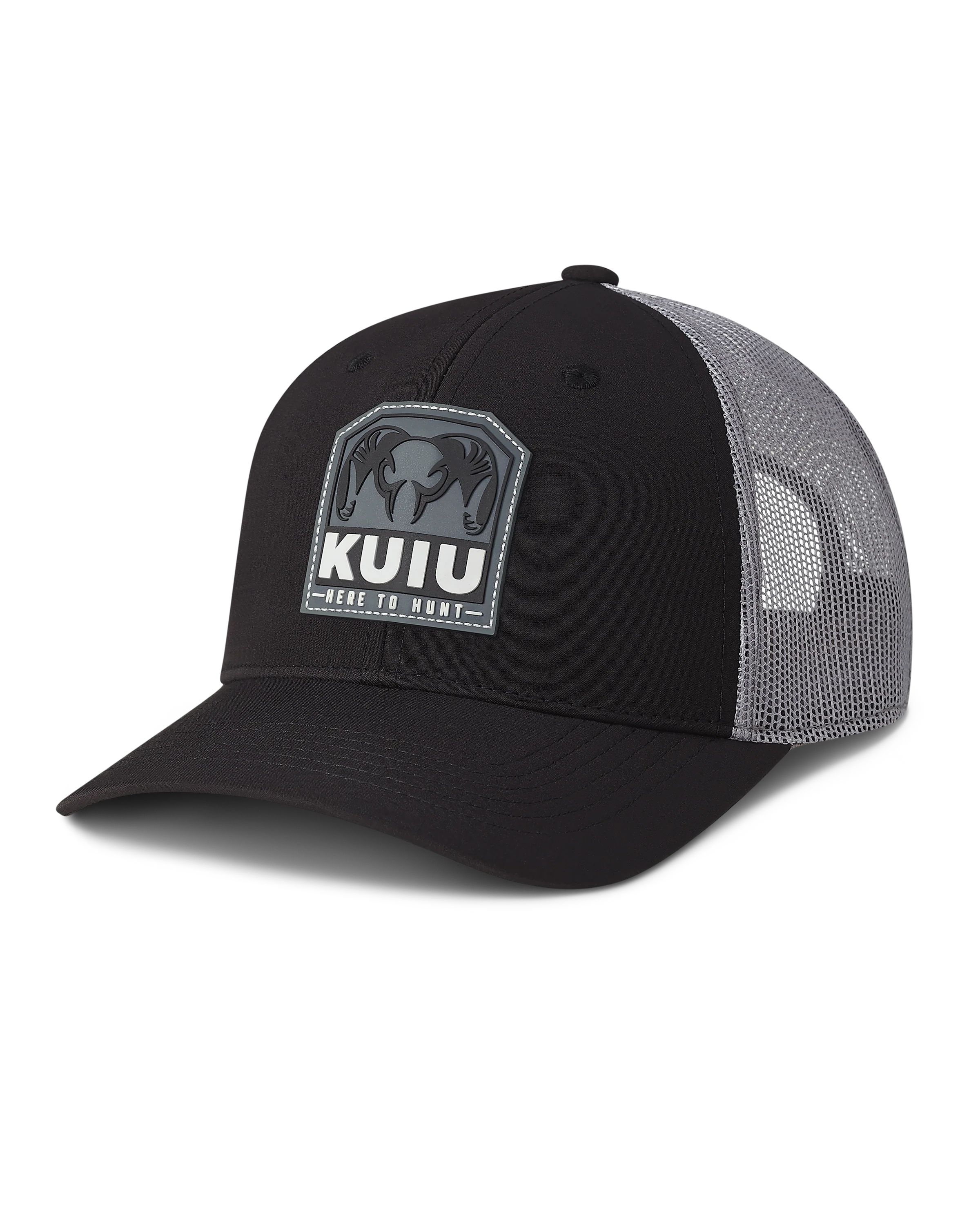 KUIU Here to Hunt Patch Hat | Black/Grey