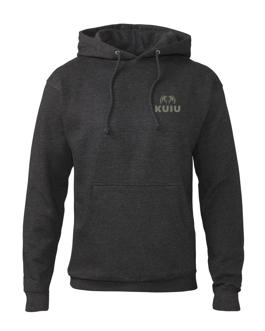 KUIU Topo Back Logo Hoodie | Charcoal