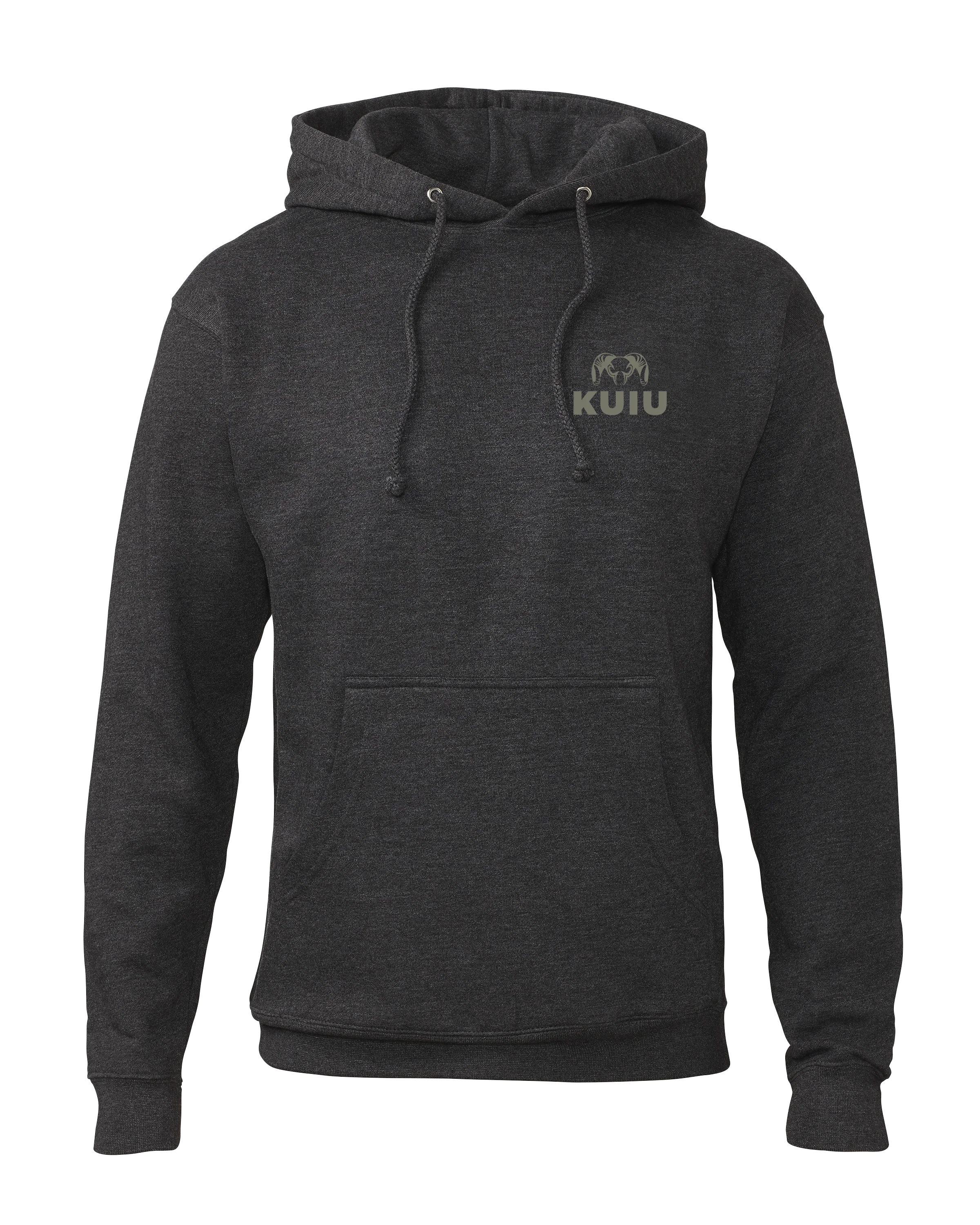 KUIU Topo Back Logo Hoodie | Charcoal