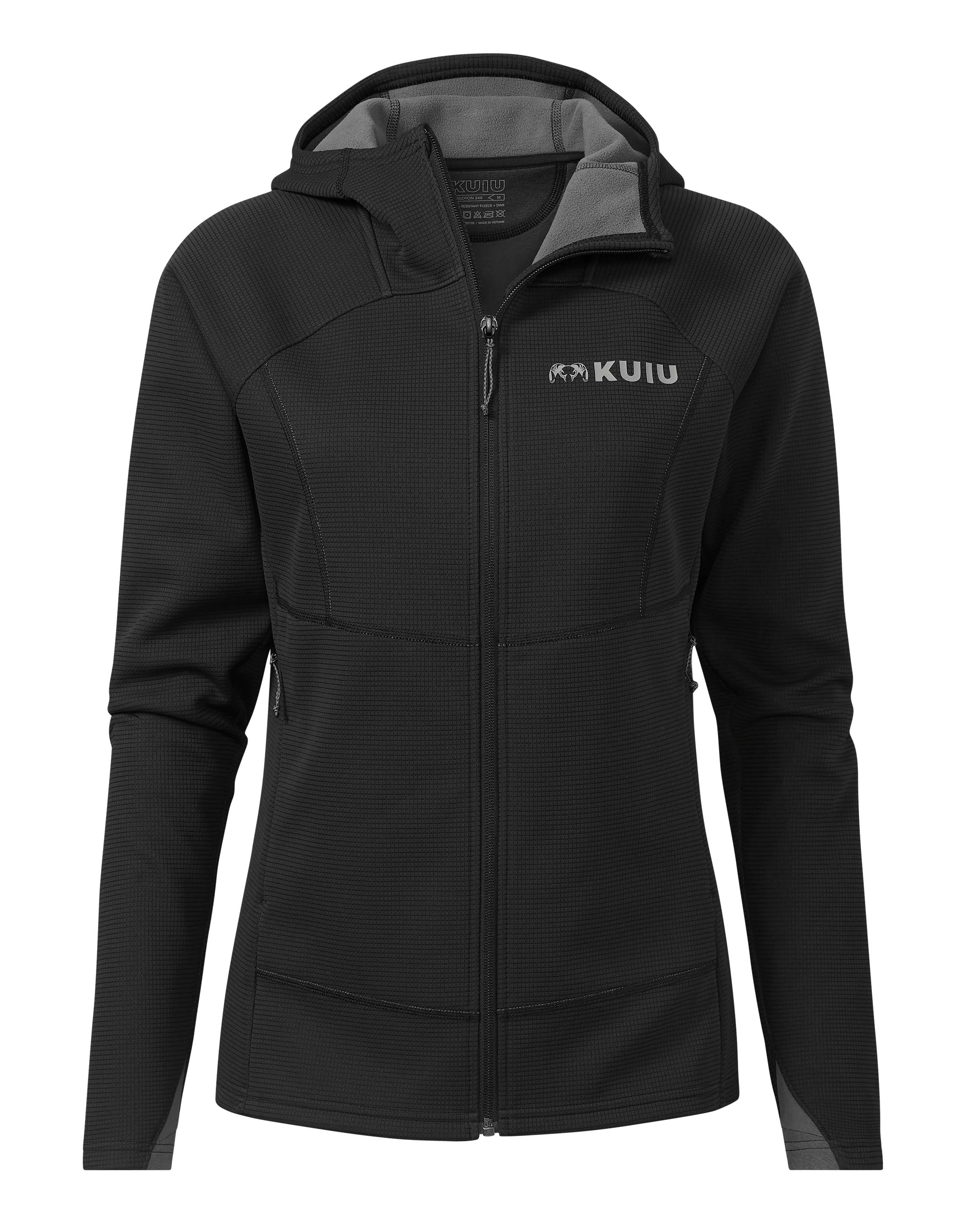 Women's Peloton 240 Full Zip Hoodie | Black