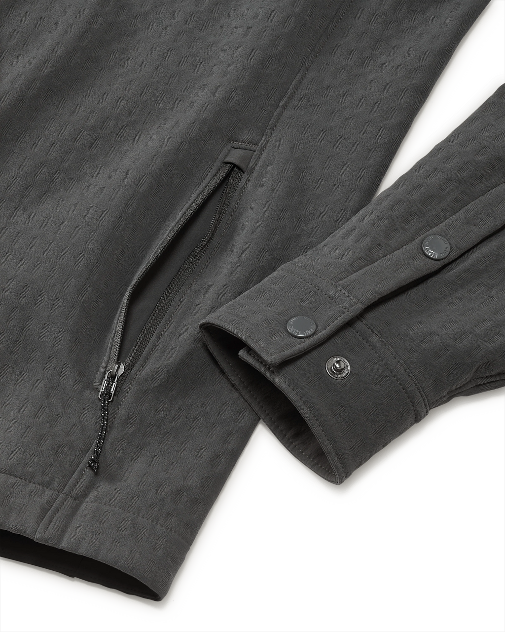 Blockfield Fleece Shirt Jacket | Gunmetal