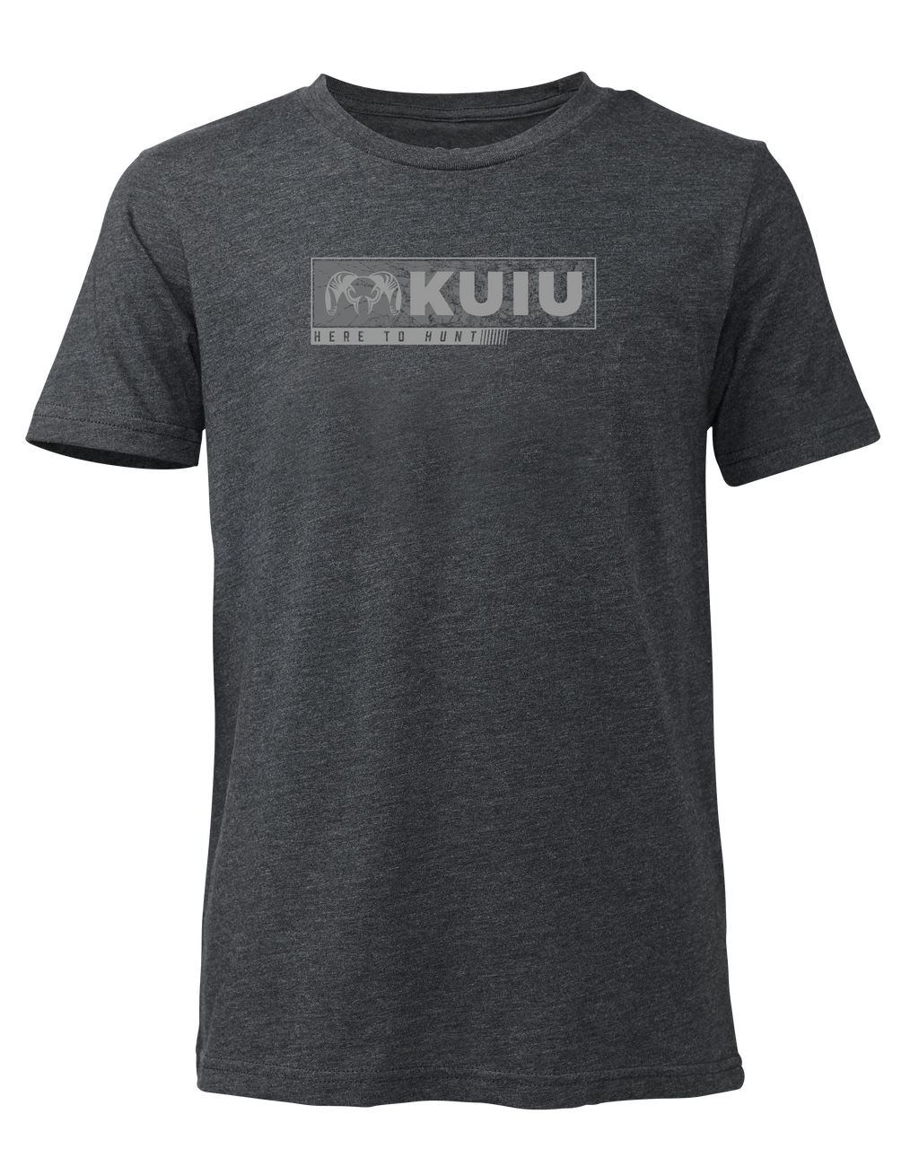 Youth Here to Hunt Gritstone T-Shirt | Charcoal