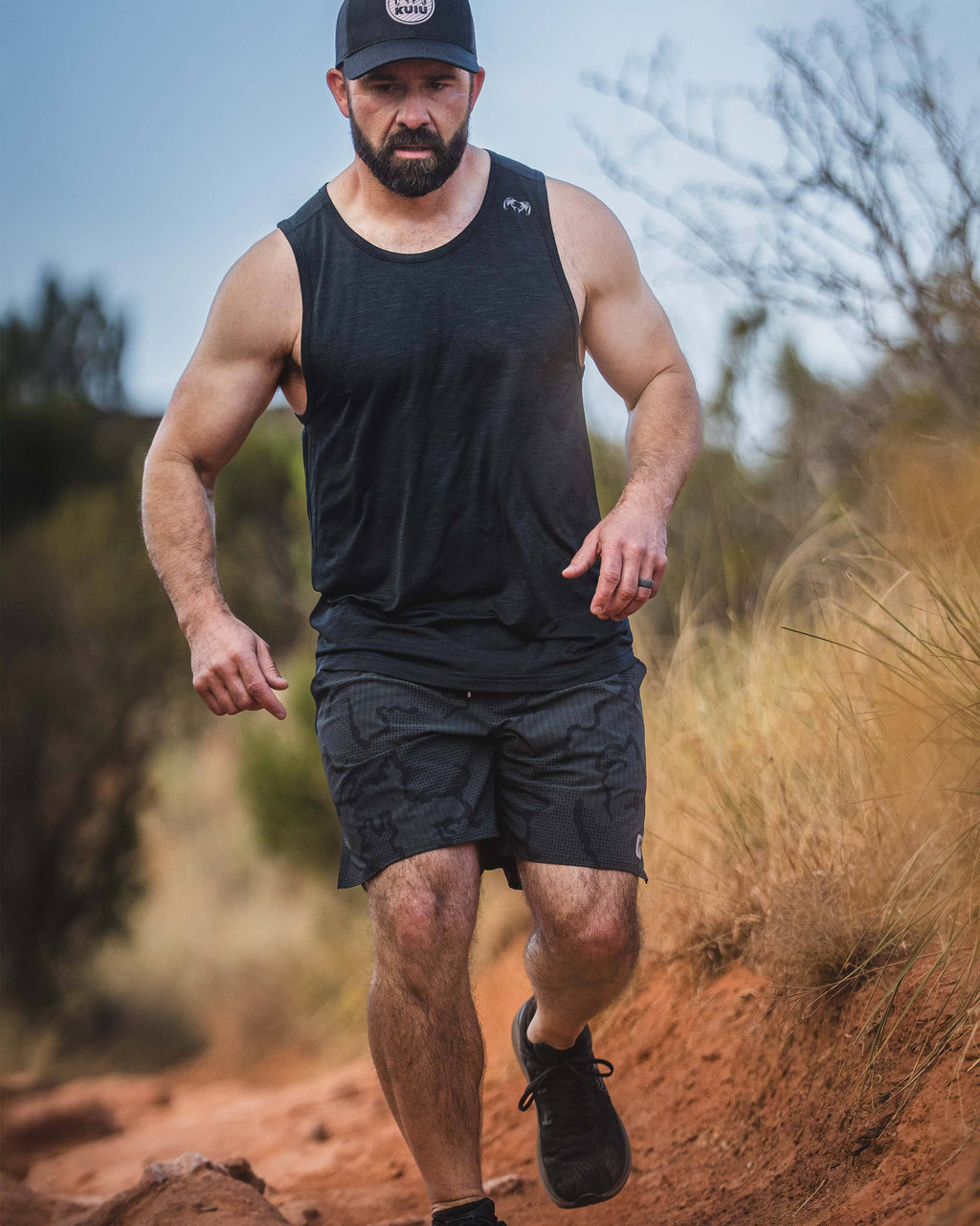 EnduroMesh Tank | Midnight Blue Heather