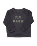 Toddler Stacked Logo Crewneck Sweatshirt | Olive