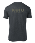 KUIU Here to Hunt Back Logo T-Shirt | Charcoal