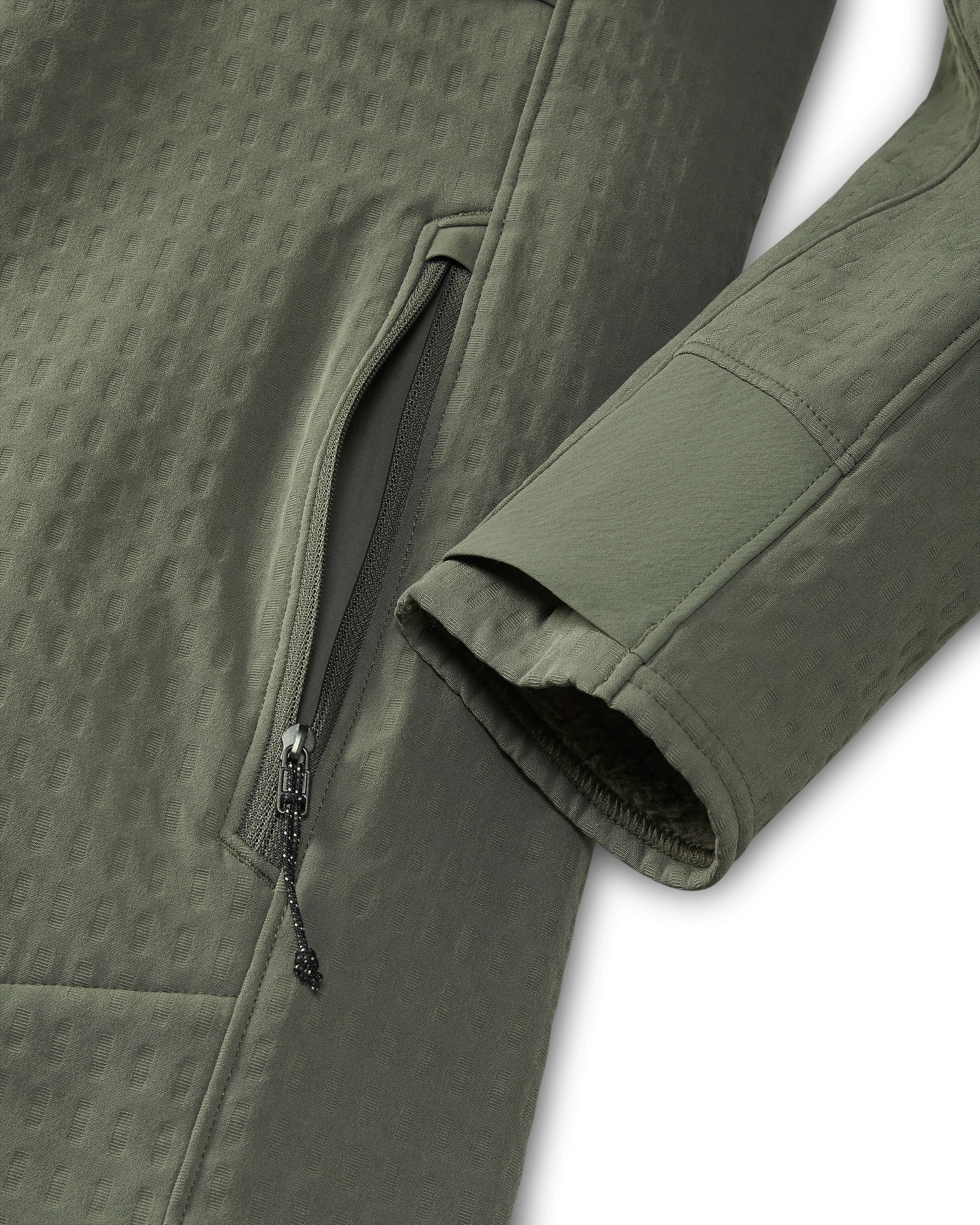 Blockfield Fleece Hoodie | Dark Sage