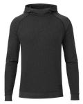 Canyon Waffle Hoodie | Black Heather