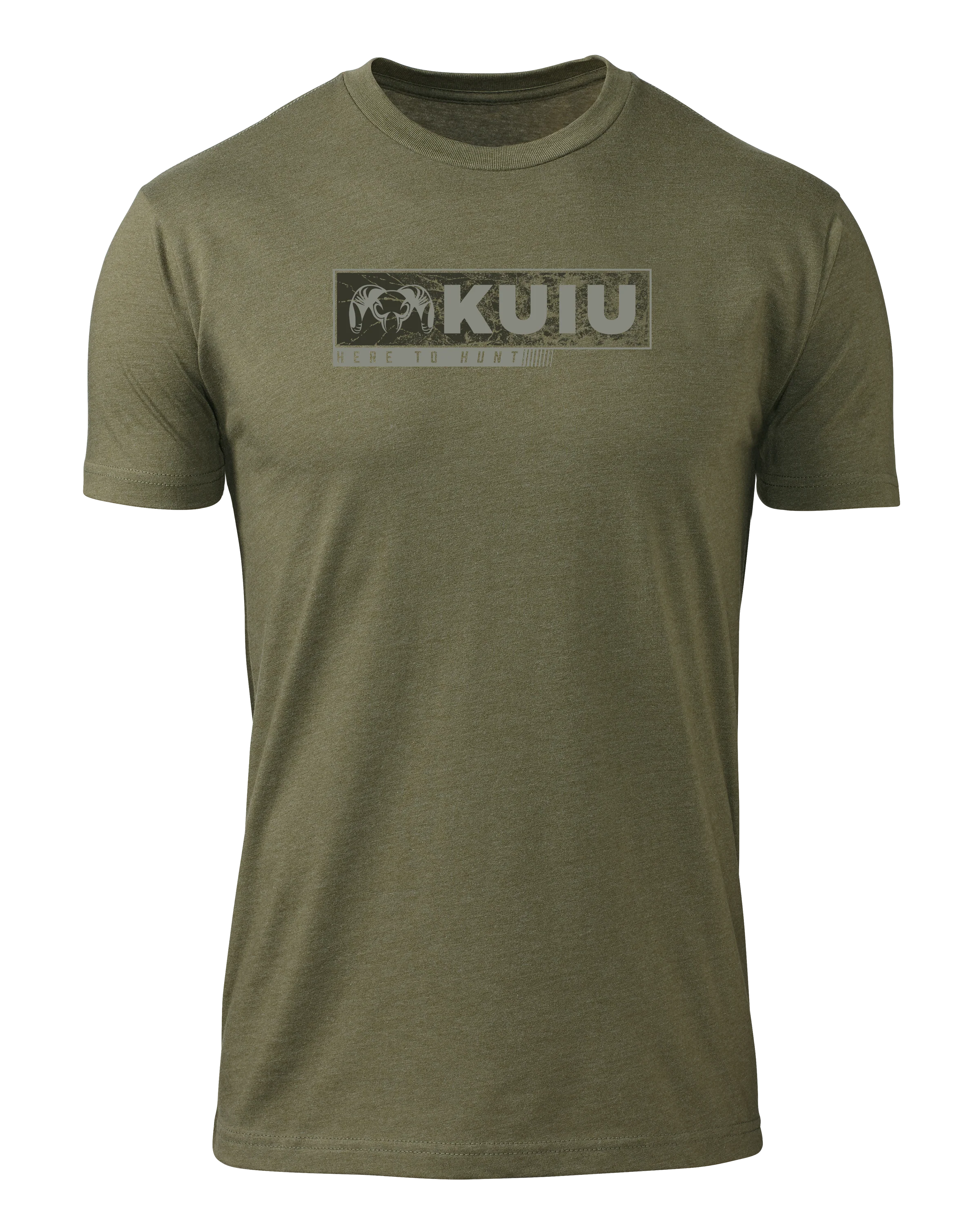 KUIU Here to Hunt Gritstone T-Shirt | Military Green