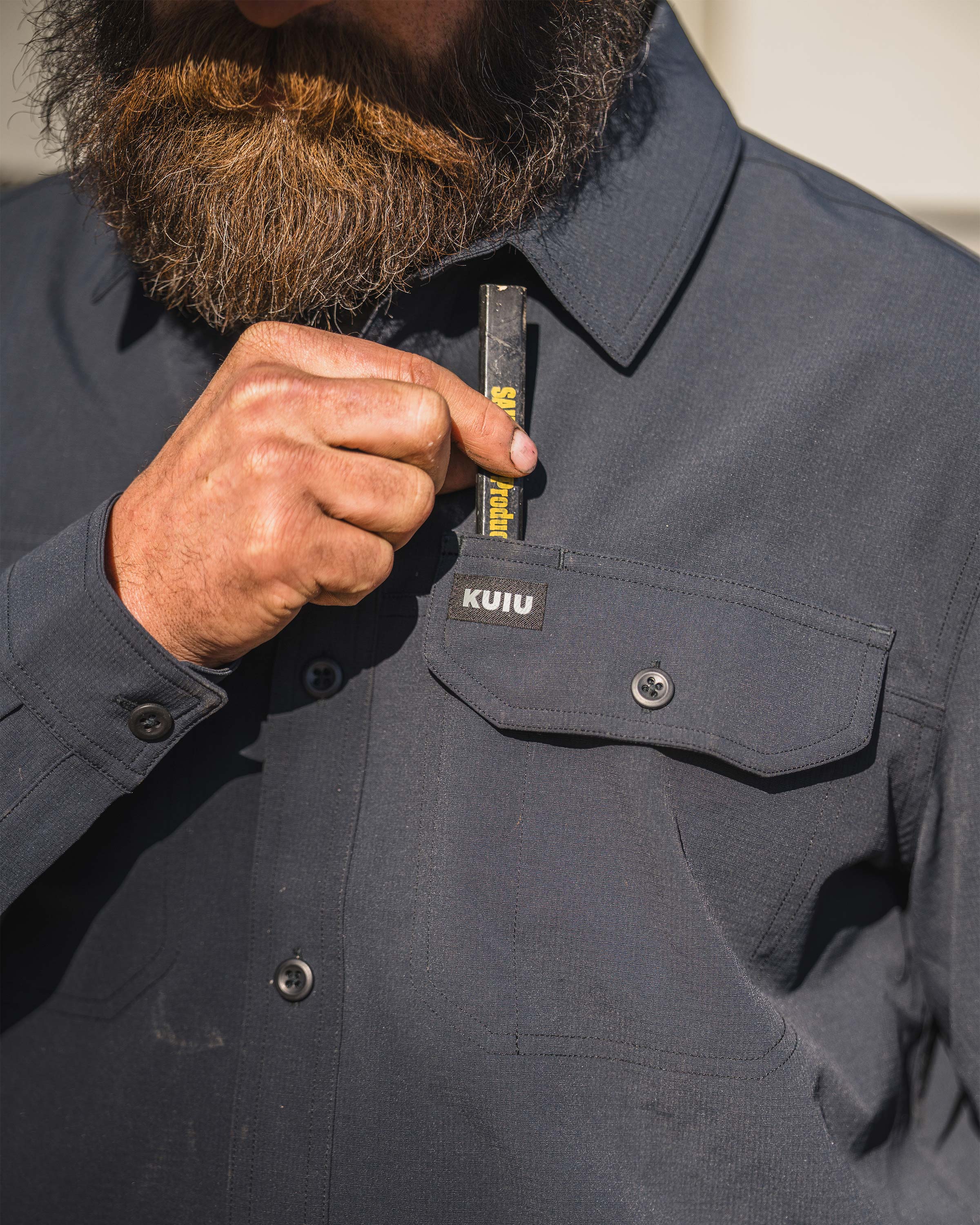 Gauge LS Work Shirt | Khaki
